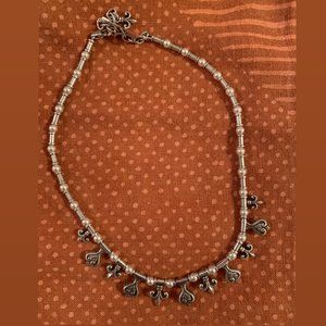 Brighton Silver Necklace with Pearl Accents